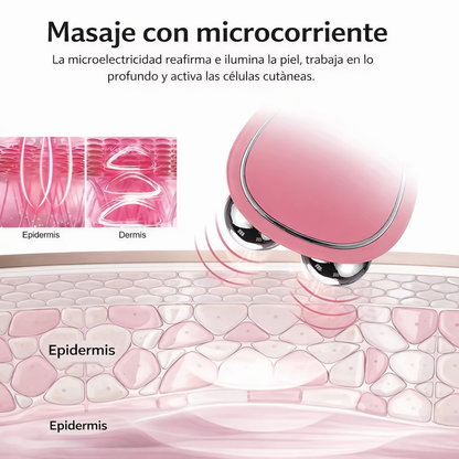 MASAJEADOR FACIAL CON MICROCORRIENTE