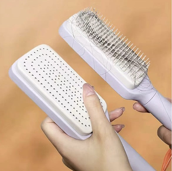 Cepillo Autolimpiante Para El Cabello